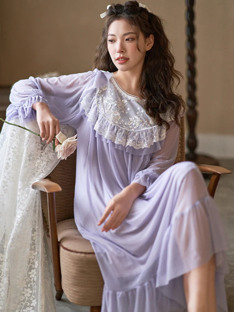 Moonlit Serenity Princess Nightgown