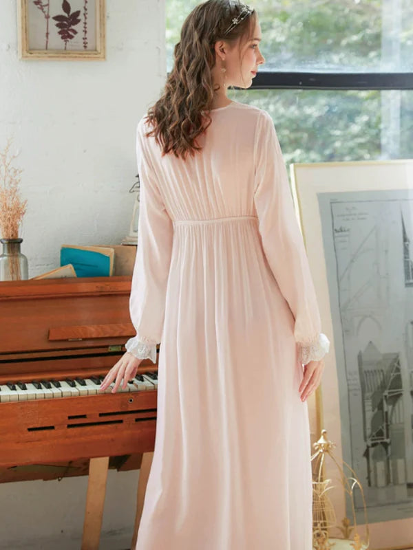 Pure White French Vintage Nightgown