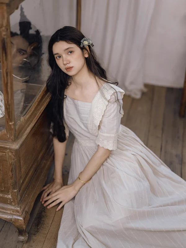 Retro Grace Ivory Dress