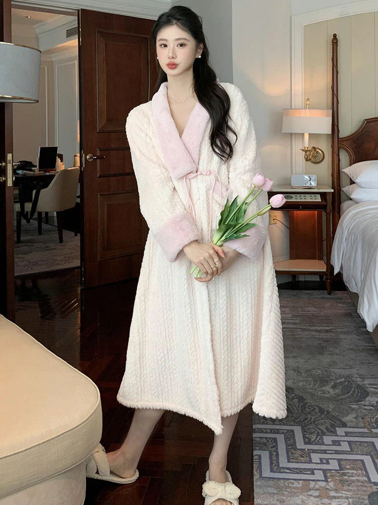 Cozy Velvet Winter Robe