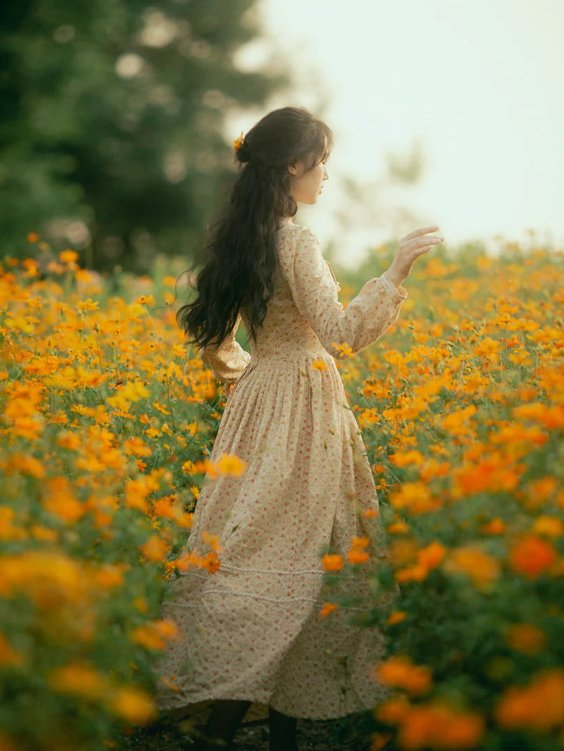 Lillian's Yellow Frill Dress