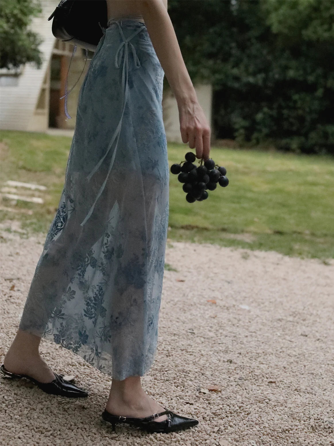 Ethereal Flora Wrap Skirt