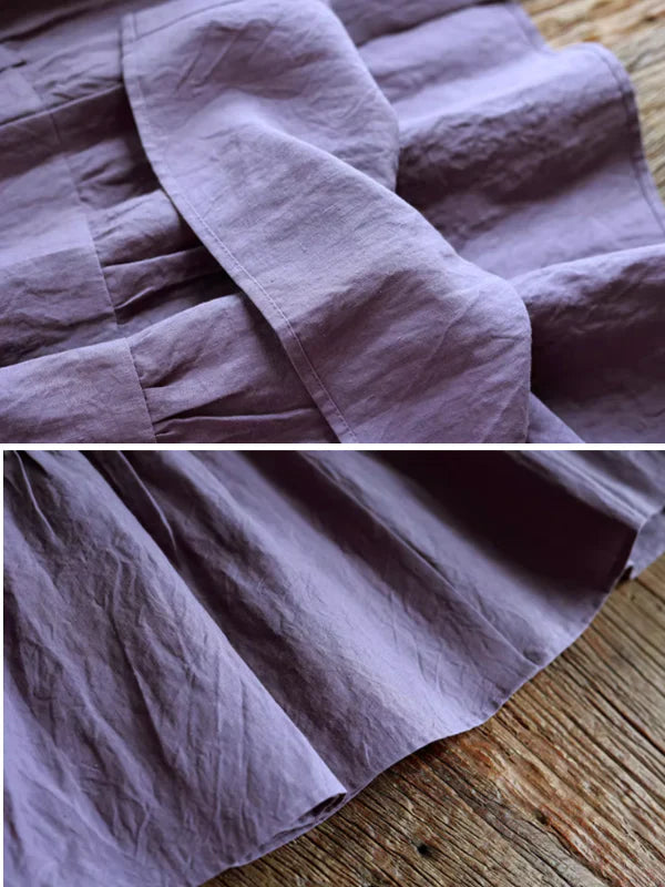 Purple Meadow Hemp Dress