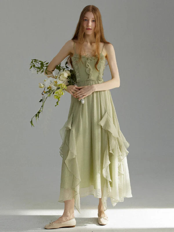 Forest Fairy Light Green Dress