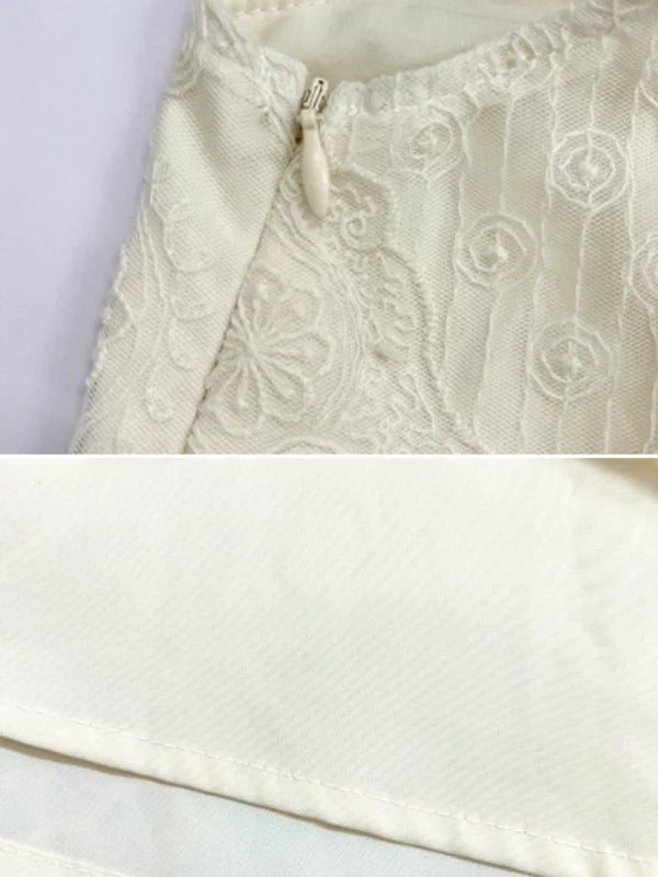 Ella's Ivory Whisper Dress