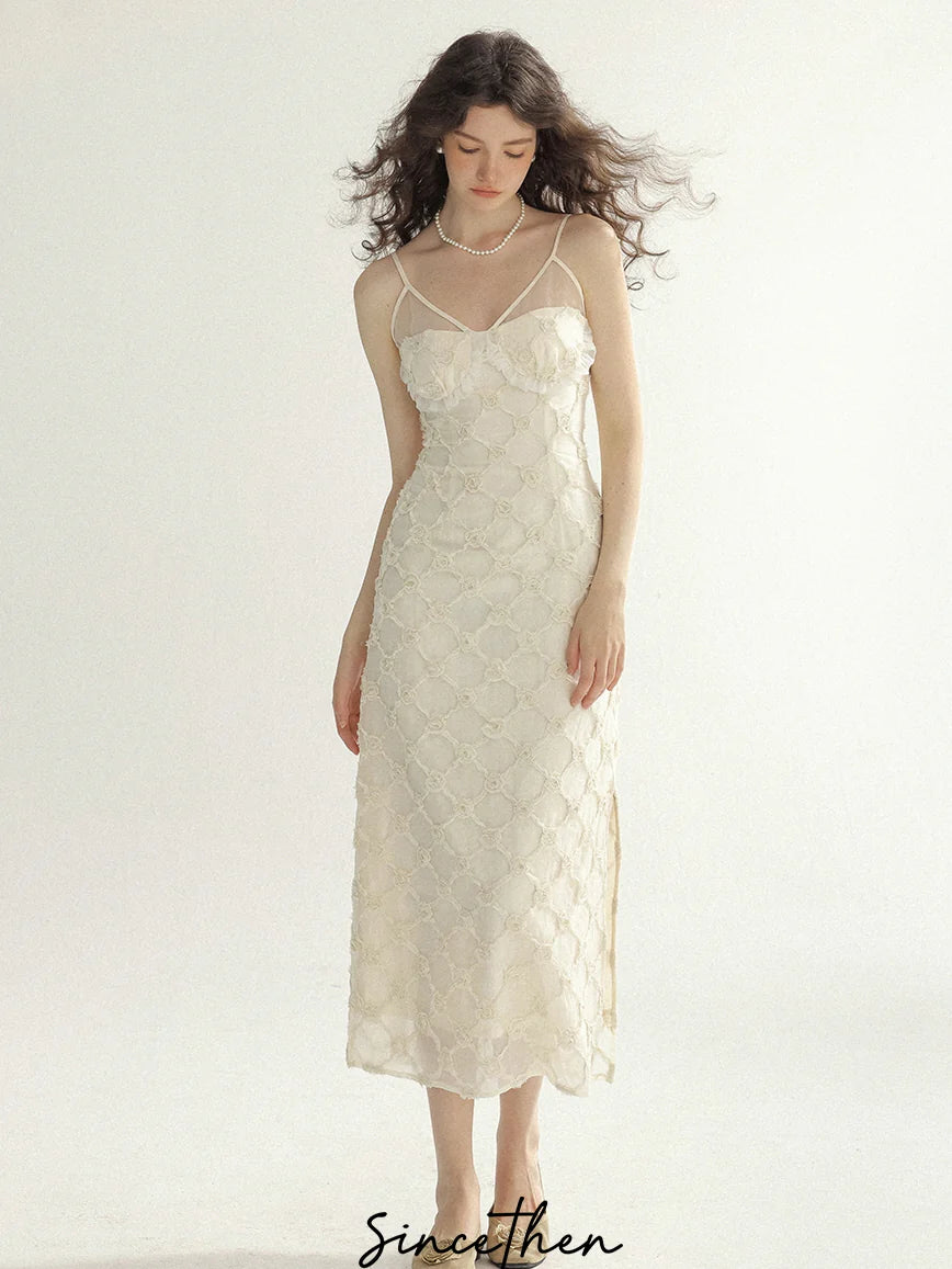 Ethereal Floral Lace Fairy Dress