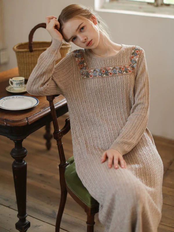 Enchanted Winter Blossom Dress