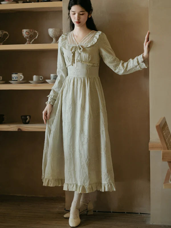 Minty Meadow Retro Dress