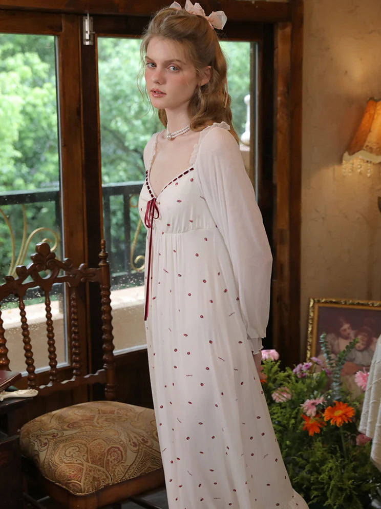 Whimsical Rosebud Nightgown