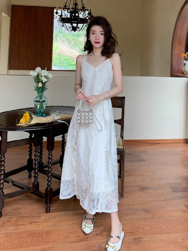 Ella's Ivory Whisper Dress