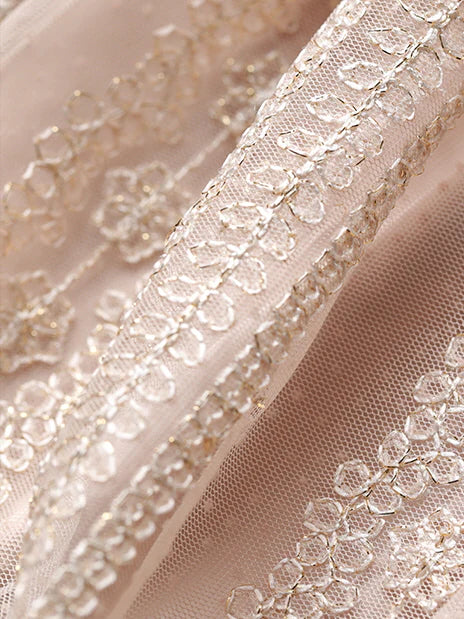 Elara's Dreamy Garden Pink Dress