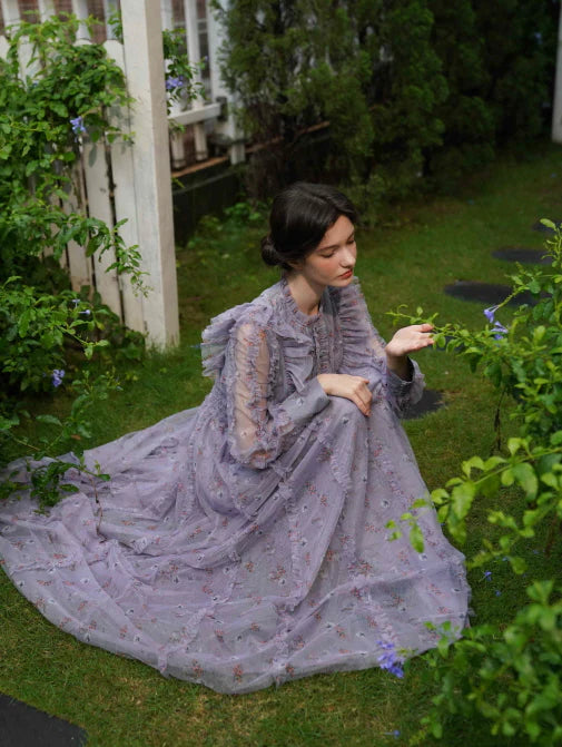 Whispering Garden Fairy Ruffle Dress