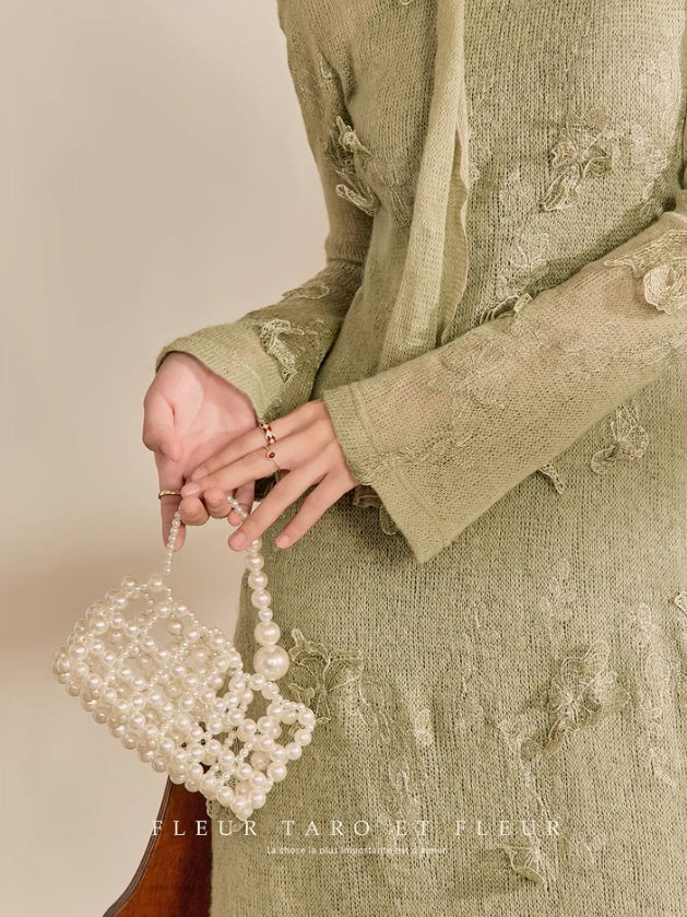 Butterfly Garden Sheer Knit Dress