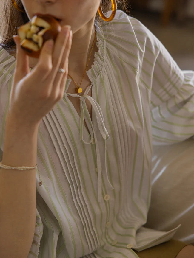 Whispering Meadow Cotton Blouse