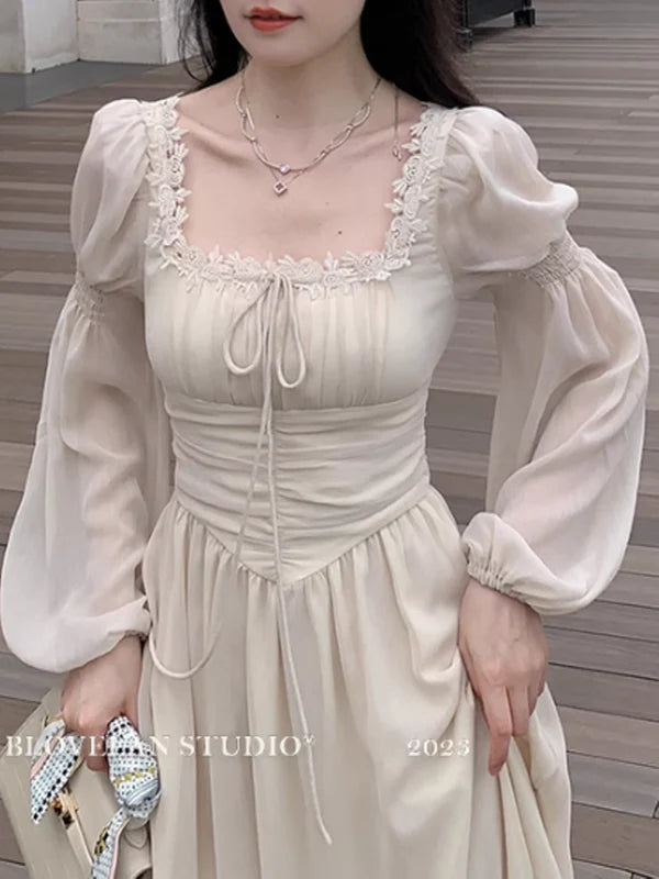 Elegant Floral Whisper Dress