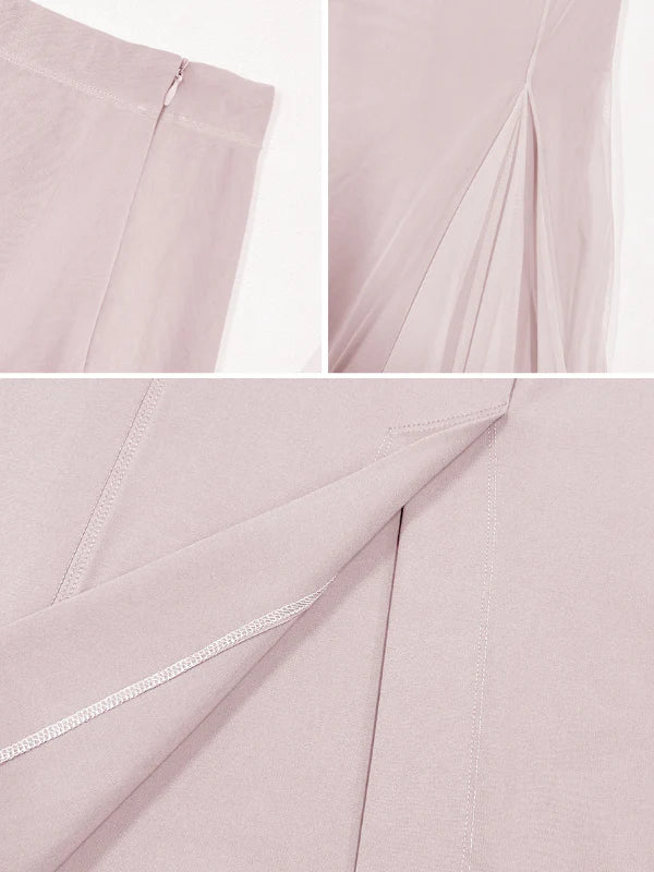 Ethereal Slim-Fit Mermaid Skirt