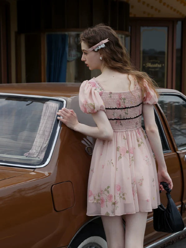 Rose Princess Chiffon Dress