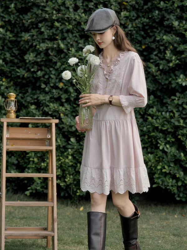 Spring Blossom Frill Dress