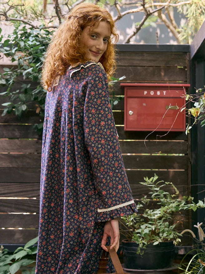 Wildberry Garden Ruffle Nightgown