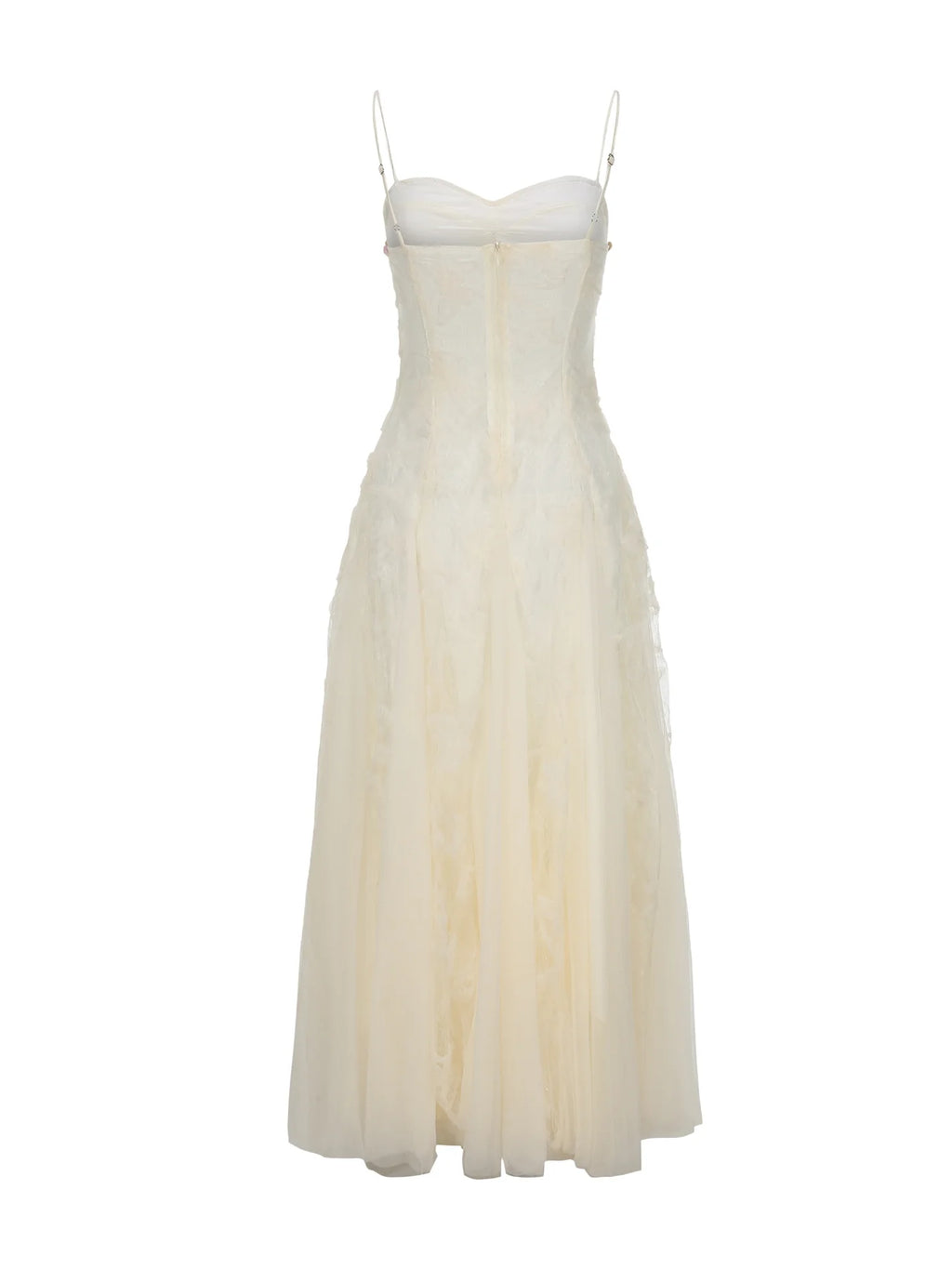 Garden Lace Bloom White Dress