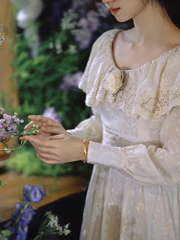 Ivory Garden Elegance Dress