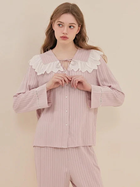 Pastel Ruffle Dream Pajama Set
