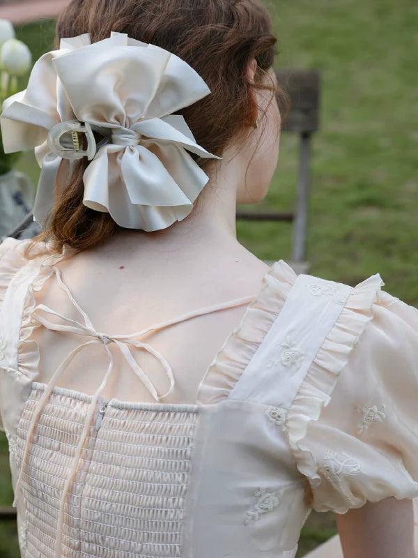 Enchanted Bloom of the Ivory Dawn Dress