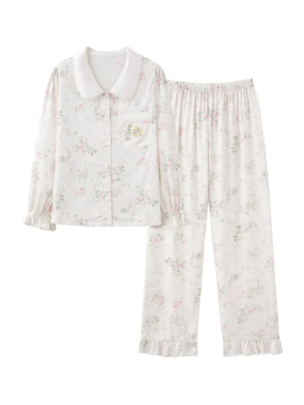 Pink Floral Whisper Sleepwear