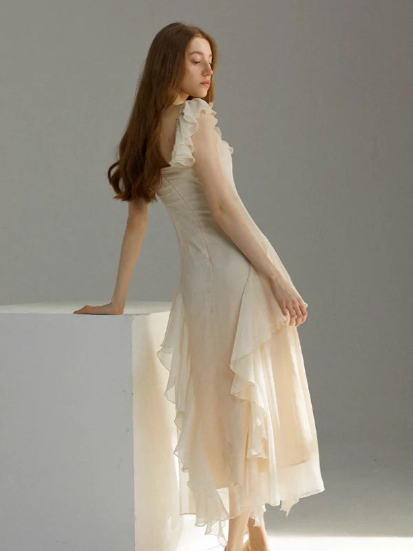 Ethereal Fairy Wings Chiffon Dress