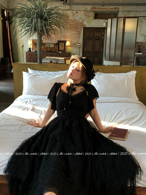 Midnight Tulle Waltz Dress