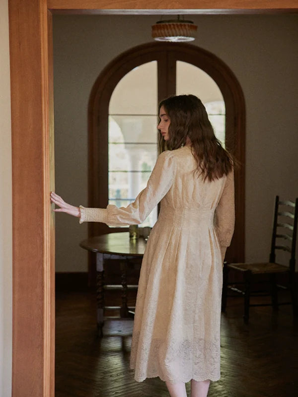 Vintage Blossom Radiance Dress