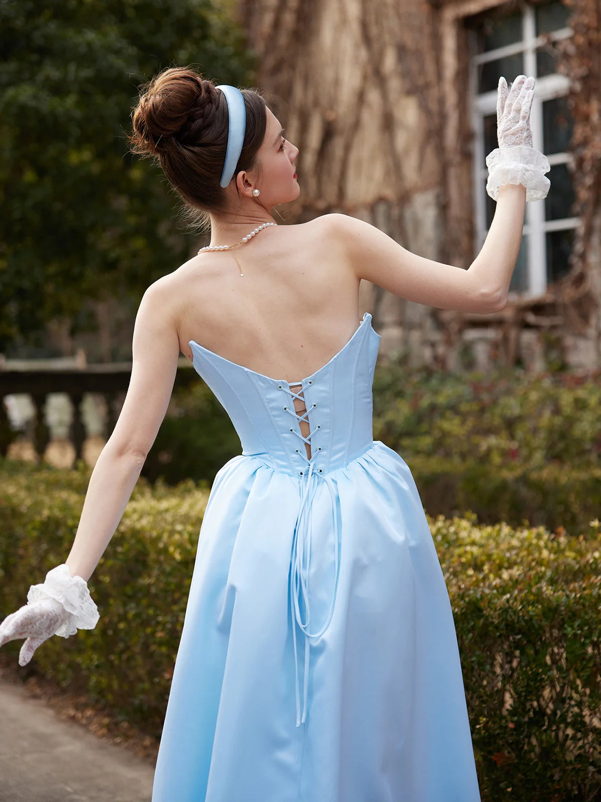 Cinderella Waltz Lace-Up Dress