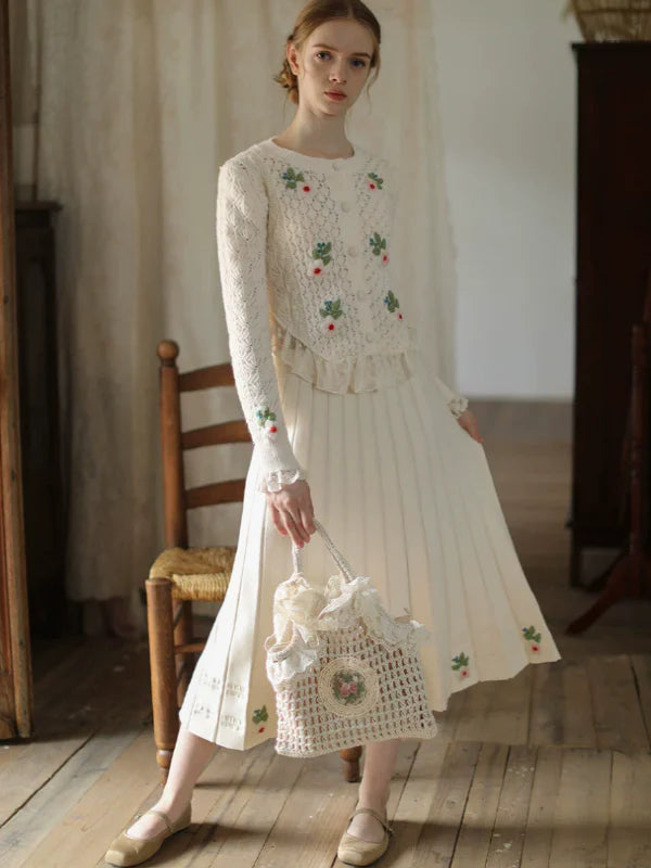 Fairy Tale Ivory Lace Cardigan