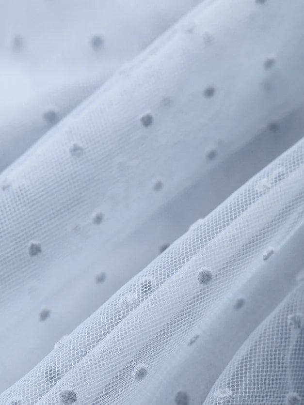 Fairy Ruffle Light Blue Tulle Dress