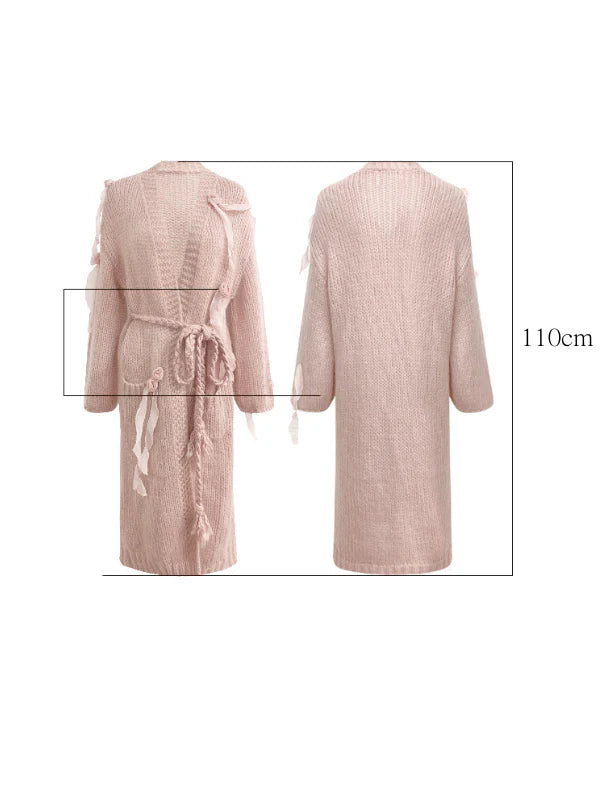 Whimsical Rose Mohair Blend Cardigan