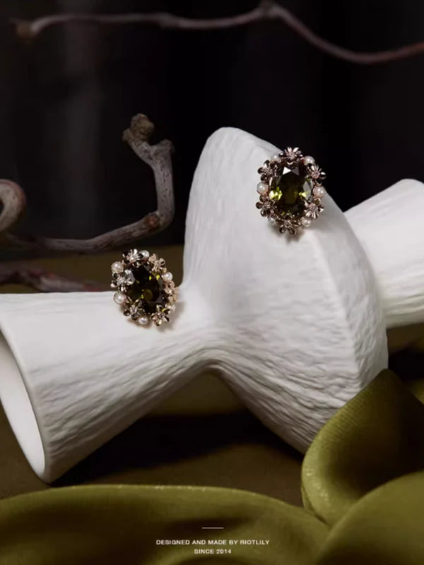 Pearl Flower Serenity Earrings