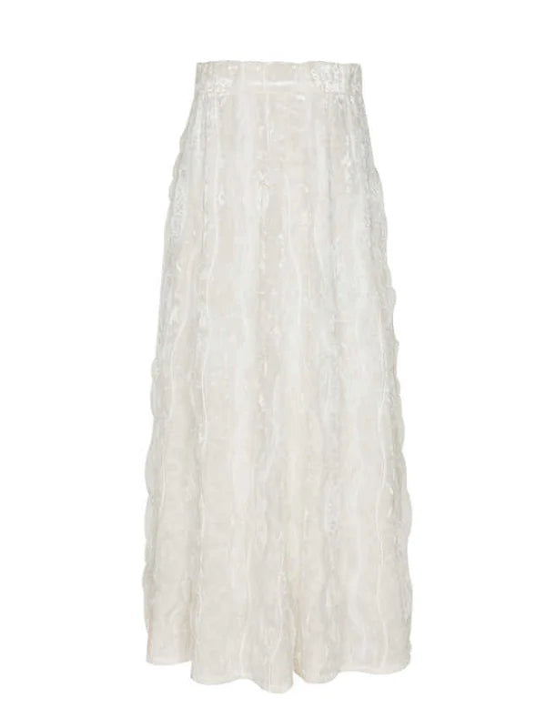 Ethereal Lace Wave Skirt