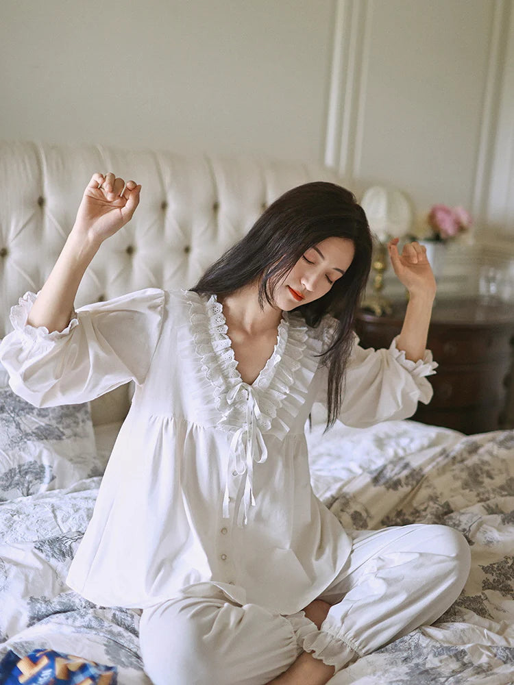 Vintage Dream Lace Pajama Set