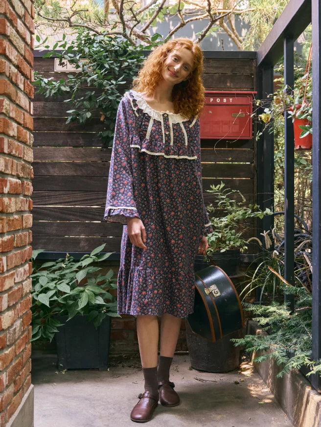 Wildberry Garden Ruffle Nightgown