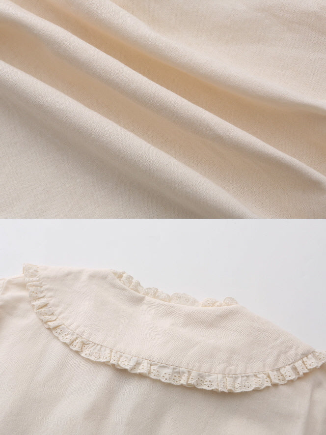 Woodland Story Embroidered Cotton Dress