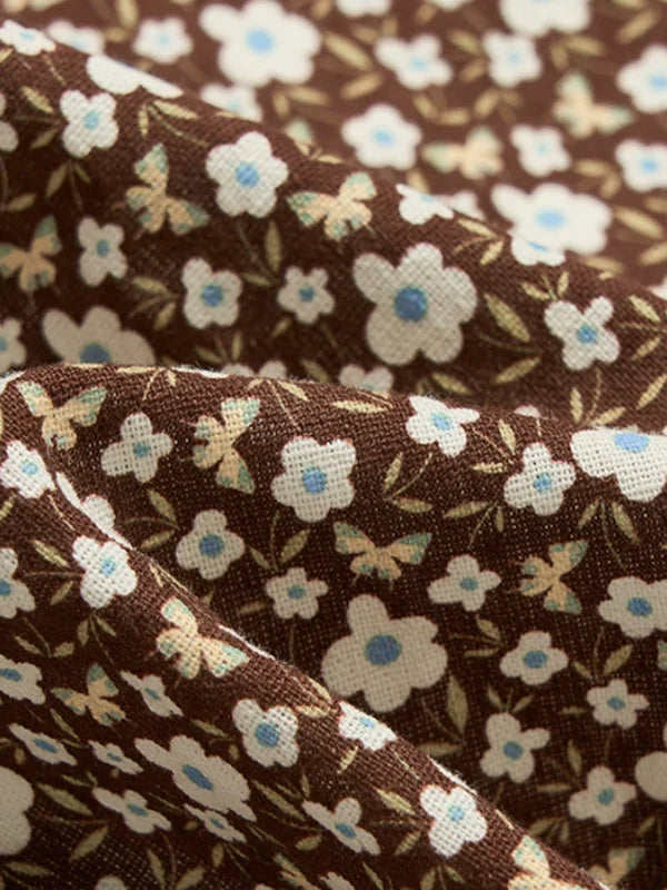 Autumn Melody Floral Dress