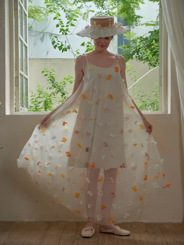 Butterfly Garden Mesh Dress