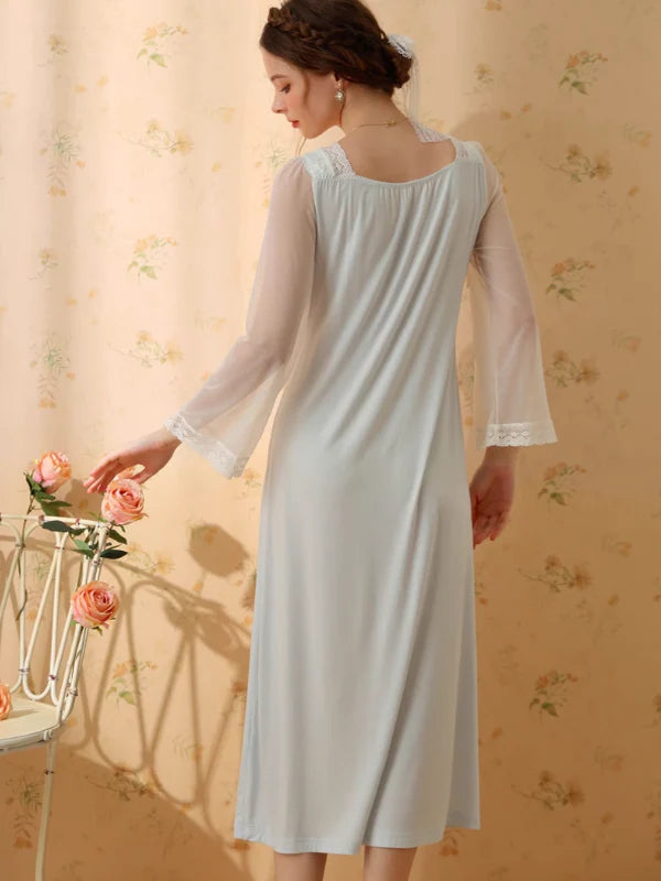 Whispering Rose Lace Nightgown