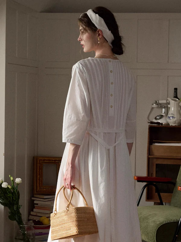 Spring Delight Monochrome Dress