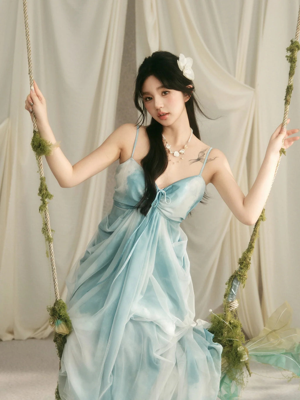 Celestial Cloud Fairycore Gown