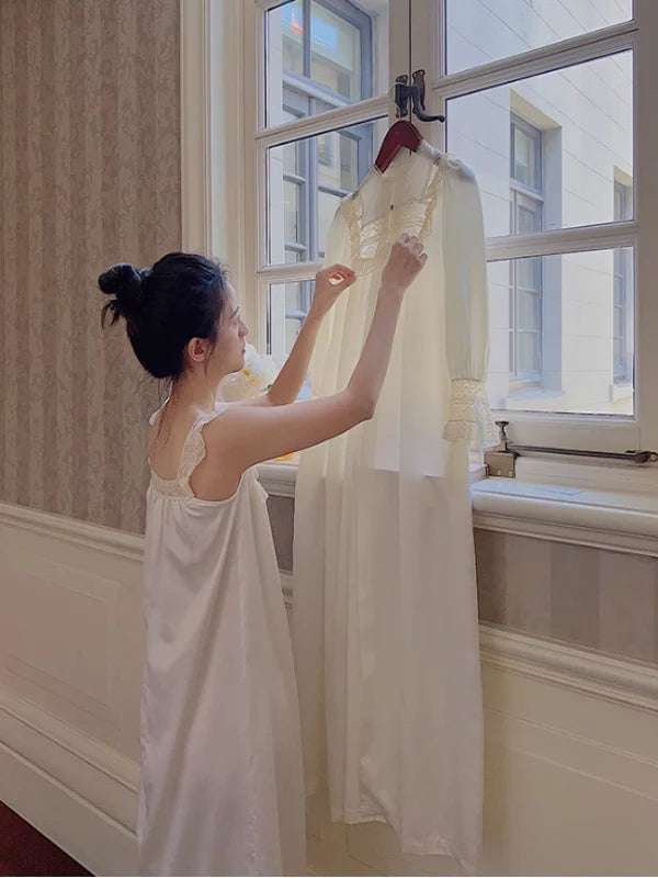 Enchanted Ivory Lace Nightdream Set