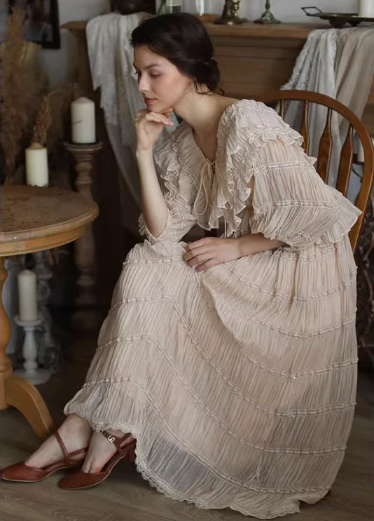 Victorian Grace Light Pink Dress