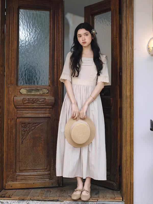 Retro Grace Ivory Dress