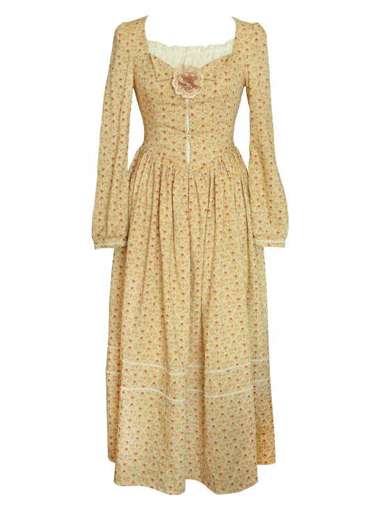 Lillian's Yellow Frill Dress