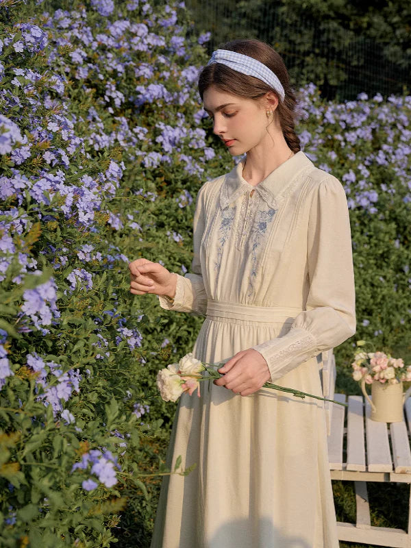 French Blossom Ivory Dress